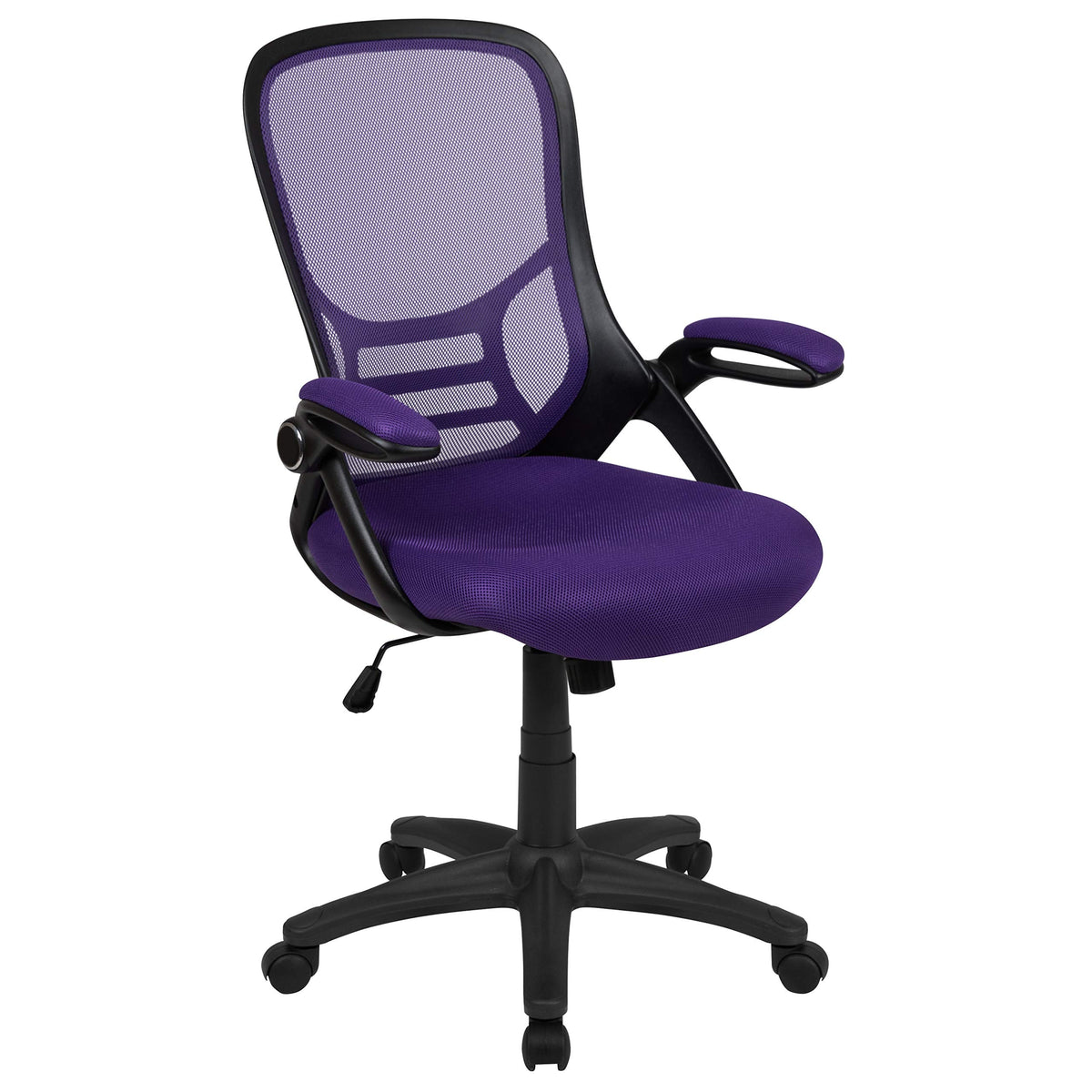 Flash Furniture Purple / Set of 1 / Contemporary Home Office Desk Chairs