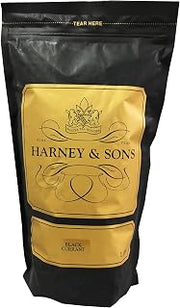 Harney & Sons Black Currant Loose Leaf Black Tea, 16 oz | Loose leaf black tea with black currant flavor. Enjoy hot or iced. Contains caffeine.