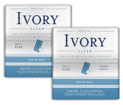Soap Bars Original - 4 ea. by Ivory – 4 Ounce per bar (8 Count), Ivory, Pack of 2, Model U037000827573-1