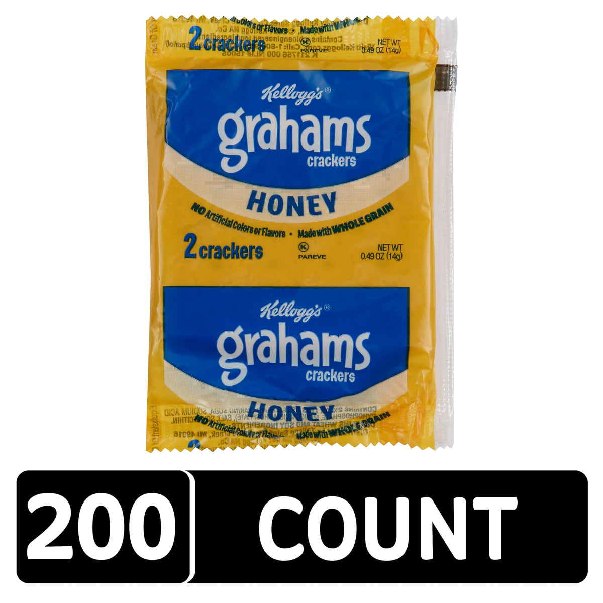 Kellogg's 0.49 Ounce (Pack of 200) / 1 / 200 Graham Crackers