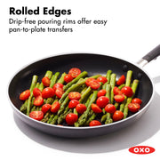 OXO 12" Frying Pan Skillet / Black / 4.0 cups Skillets
