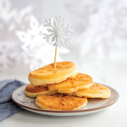 Nordic Ware Snowflake Pancake Pan / 3-Inch Cavities / PFOA free Non-Stick Specialty & Novelty Cake Pans
