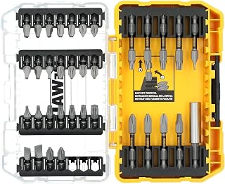 DEWALT Screwdriver Bit Set, 35 Pc, Steel, TOUGHGRIP (DWAF35SETBTG)