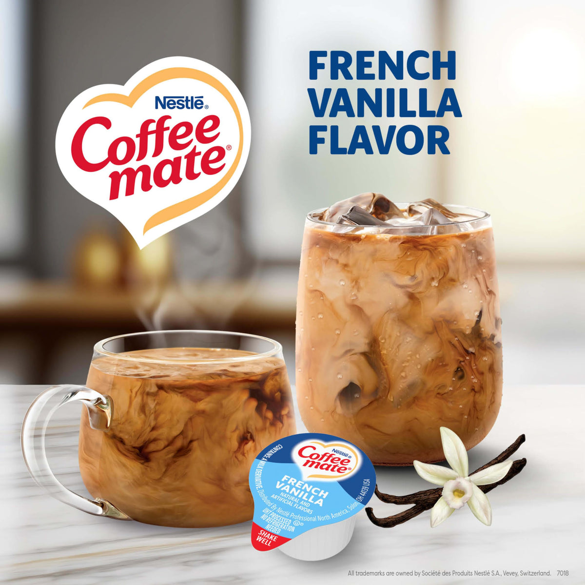Coffee Mate coffee / French Vanilla / 0.375 Fl Oz (Pack of 360) Beverages