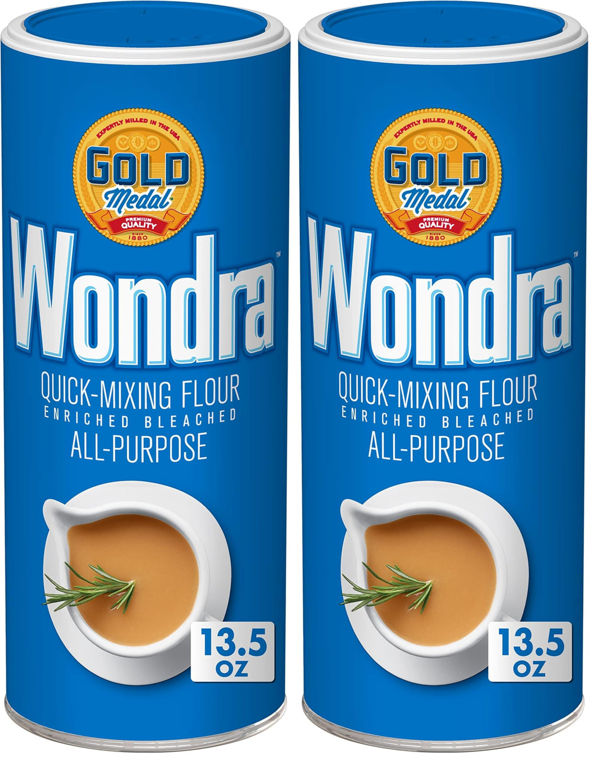 Gold Medal Wondra All Purpose Flour / 13.5 Ounce (Pack of 2) / 1 Wheat Flours & Meals