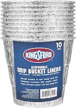 Kingsford Disposable Drip Bucket Liners, 5 Inch Top, 10 Count