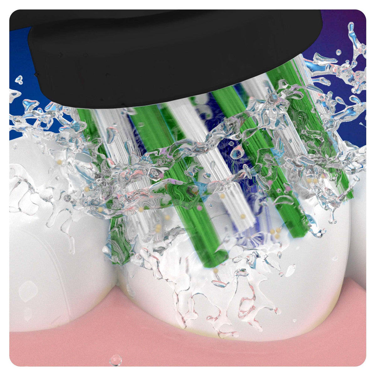 Oral-B Black Colour / 4 Count (Pack of 1) / Cross Action Pack of 4 Toothbrush Replacement Heads