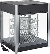 Winco 18" Black Commercial Pizza Warmer