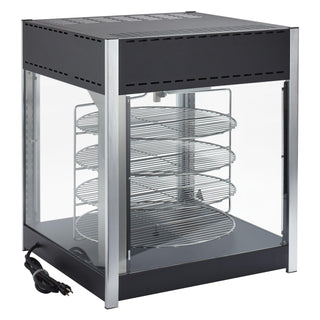 18" Black Commercial Pizza Warmer by Winco – 18", 4.0 load, Stainless Steel, Black, Model EDM-1K