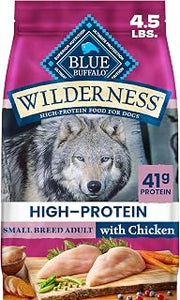 Blue Buffalo Wilderness Chicken Small Breed Adult Dry Dog Food, 4.5 lb