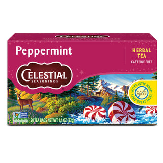 Tea, Peppermint, 20 ct by Celestial Seasonings – 20 Count (Pack of 1), Box Color, Model CES00008