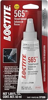 Loctite 565 Automotive White Thread Sealant - General Purpose, High Viscosity, Rapid Cure, Replaces Tapes & Pipe Dopes - 50 ml, 1 Pack