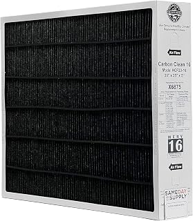 Lennox X6675 20x25x5 Healthy Climate Carbon-Clean MERV 16 Filter Bundle with Same Day Supply Filter Change Reminder Magnet (1-Pack)