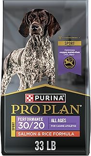 Purina Pro Plan Sport 30/20 High Protein Dry Dog Food, Salmon, 33 lb Bag