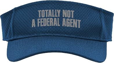 Totally NOT A Federal Agent Funny Sarcastic Fed LE FBI CIA Sport Sun Visor