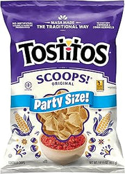Tostitos Scoops Tortilla Chips Party Size Bag, 14.5 Oz