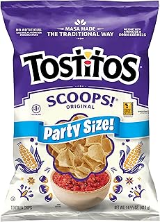 Tostitos Scoops Tortilla Chips Party Size Bag, 14.5 Oz