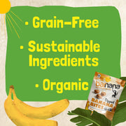 Organic Chewy Dipped Banana Bites by Barnana – 3.5 Ounce (Pack of 12), Peanut Butter, Pack of 12