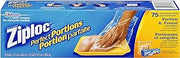 Ziploc Perfect Portions Freezer Bag, 75 Count
