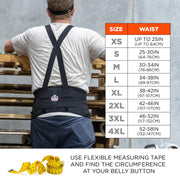 Ergodyne Black / 3X-Large (Pack of 1) / Elastic Back Support Brace Back Braces