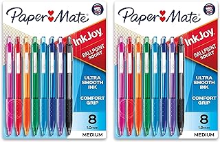 Paper Mate InkJoy 300RT Retractable Ballpoint Pens, Medium Point (1.0mm), Assorted, 8 Count | Pack of 2