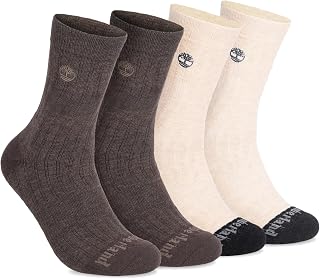 Timberland Men's Socks for Sports, Crew Socks, Sorbtek Moisture Control, Arch Support, Padded Cushion, Drop Needle Stitching