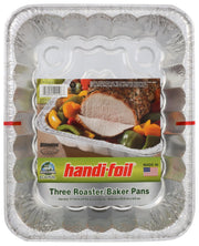 Pan Ultra Roaster Baker by Handi-Foil – 3 Count, Aluminum, Silver, Model 0052092021067