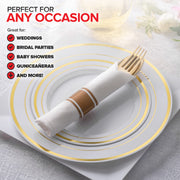 Stock Your Home 300 Count / Gold / Formal Spoons