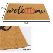 CaySep Pumpkin Welcome Doormat, 17 x 29 Inch, One Pumpkin