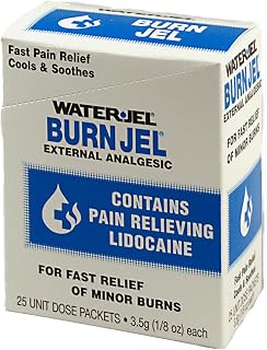 Medique Products 66622 Water Jel Burn Jel, Unit Dose, 25 Per Box