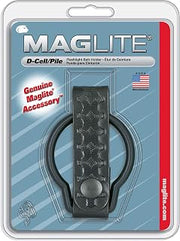 MagLite Black Plain Leather Belt Holder for D Cell Flashlights