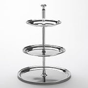 American Metalcraft STS3 Tiered Stand, Stainless Steel, Three-Tier, 8-1/2" Diameter, 11-3/4" Height
