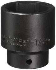 1/2" Drive Impact Socket 1-1/2" - 6 Point by STANLEY – 1-1/2", Alloy Steel, Multi, Model J7448H