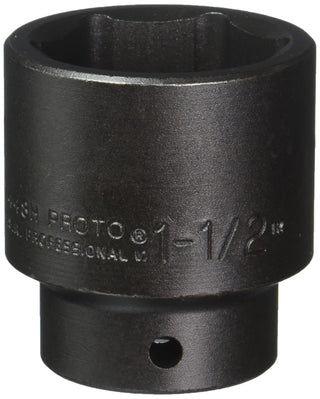 1/2" Drive Impact Socket 1-1/2" - 6 Point by STANLEY – 1-1/2", Alloy Steel, Multi, Model J7448H