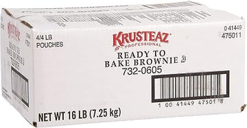 Krusteaz Professional Ready to Bake Brownie Batter, 4-Pound Bag (4 Count)