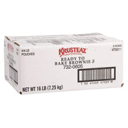 Professional Ready to Bake Brownie Batter by Krusteaz – 64 Ounce (Pack of 4), Pack of 4