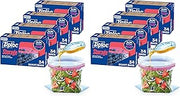 Ziploc Quart Food Storage Bags,Stand-Up Bottom,Easy to Fill,(Packaging May Vary),136 Count (Pack of 2)