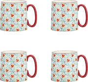 10 Strawberry Street Bella Holiday Cheer Mug Collection (Poinsettia Glow)