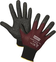 North by Honeywell NF45G/6XS Plus Micro-Foamed Nitrile Palm-Coated Gloves, Size 6/X-Small
