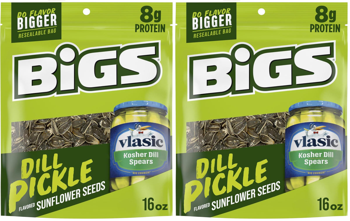 BIGS 16 Ounce (Pack of 2) / 1 / 2 Sunflower Seeds