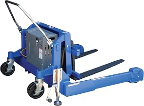 Vestil TMS-20-DC DC Power Tilt Master Straddle, Overall W x L x H (in.) 57-1/4 x 72-13/16 x 29-1/4, Folding Handle Length (in.) 20, 4" Fork Width, 2000 lbs Capacity