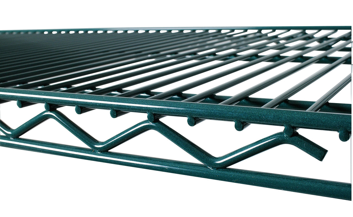 Commercial Epoxy Wire Shelving 18 x 60 - NSF (2 Shelves) by L and J – Plastic, Chrome