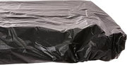 Creative Converting Stay Put Black Plastic Tablecloth, Black 30 x 96 in