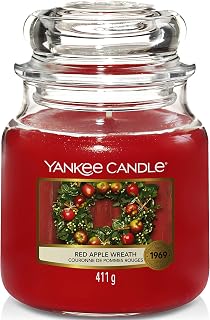 Yankee Candle Red Apple Wreath Medium Jar Candle
