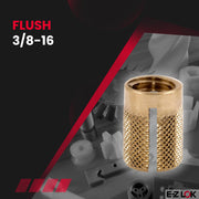 E-Z LOK 3/8-16 Pack of 10 / 3/8-16 / Gold Press-In Inserts