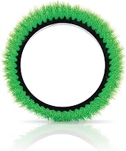 Oreck Commercial 237057 Crimped Polypropylene Scrub Orbiter Brush, 12 in. | 0.015 in. Bristle Diameter, Green Floor Brush
