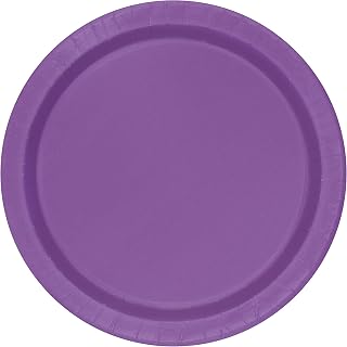 Unique Industries, Paper Plates, 16 Pieces - Purple