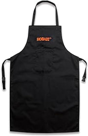 Hobart 770686 Black Cotton Welding Apron | Flame-retardant cotton; adjustable elastic waist strap; 24 x 36 in, one size fits most