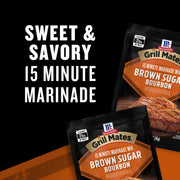McCormick Brown Sugar Bourbon Marinade Mix by Grill Mates – 1.25 Ounce (Pack of 1), brown, Model 461112962102