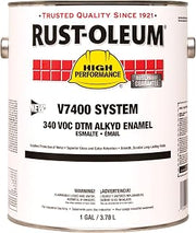 Rust-Oleum RustOleum 245500 Old Caterpillar Yellow V7400 High Performance System Alkyd Enamel Paint, 1 gal Can (Pack of 2)
